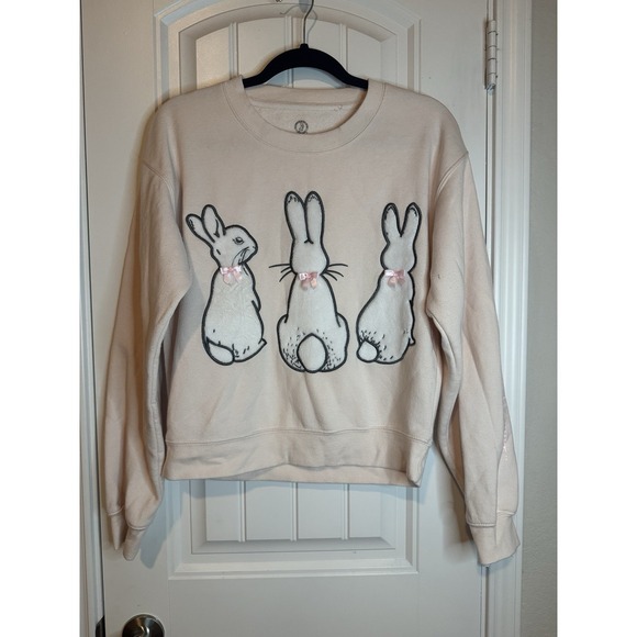 Beatrix Potter Sweaters - Peter Rabbit Bunny Pink Sweater Size S Coquette Girlhood Whimsy Fairy Kei Cute